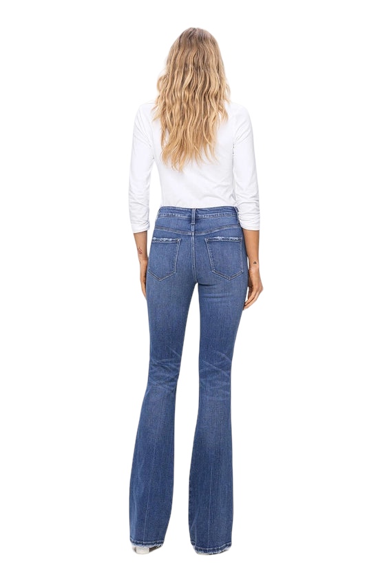 Jack David /La Idol Bootcut Jeans Womens Mid Rise Rhinestones Denim Stretch  Lot | eBay